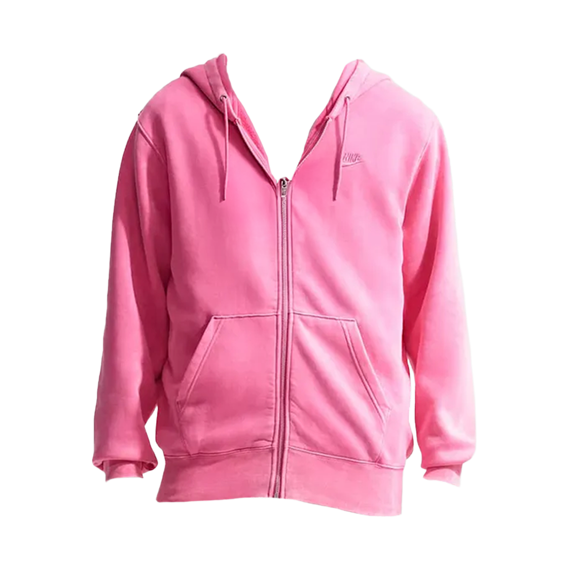 나이키 클럽 풀 집 플리스 후드 핑크시클 (IQ6422-684)(Nike Club Full Zip Fleece Hoodie Pinksicle (IQ6422-684)) - 1