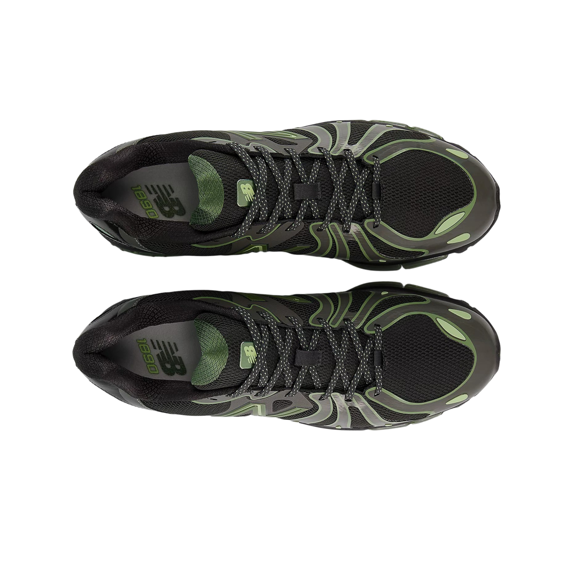 뉴발란스 1890 페이디드 블랙 유틸리티 그린 - D 스탠다드(New Balance 1890 Faded Black Utility Green - D Standard) - 2