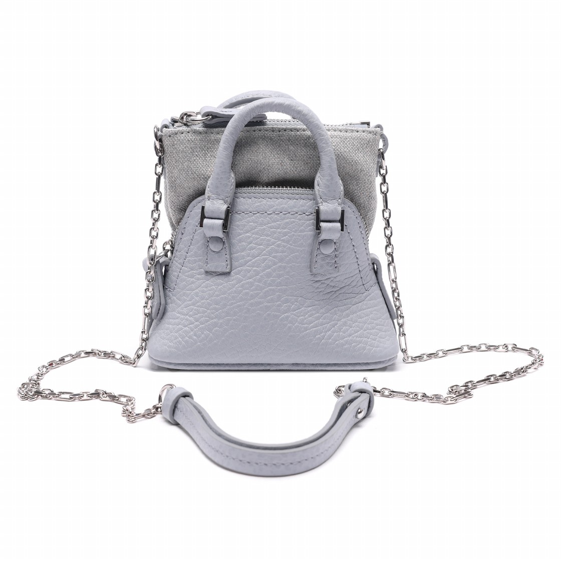 [25% 쿠폰] 메종 마르지엘라 5AC 클래식 베이비백 페일 블루([25% 쿠폰] Maison Margiela 5AC Classique Baby Bag Pale Blue) - 3