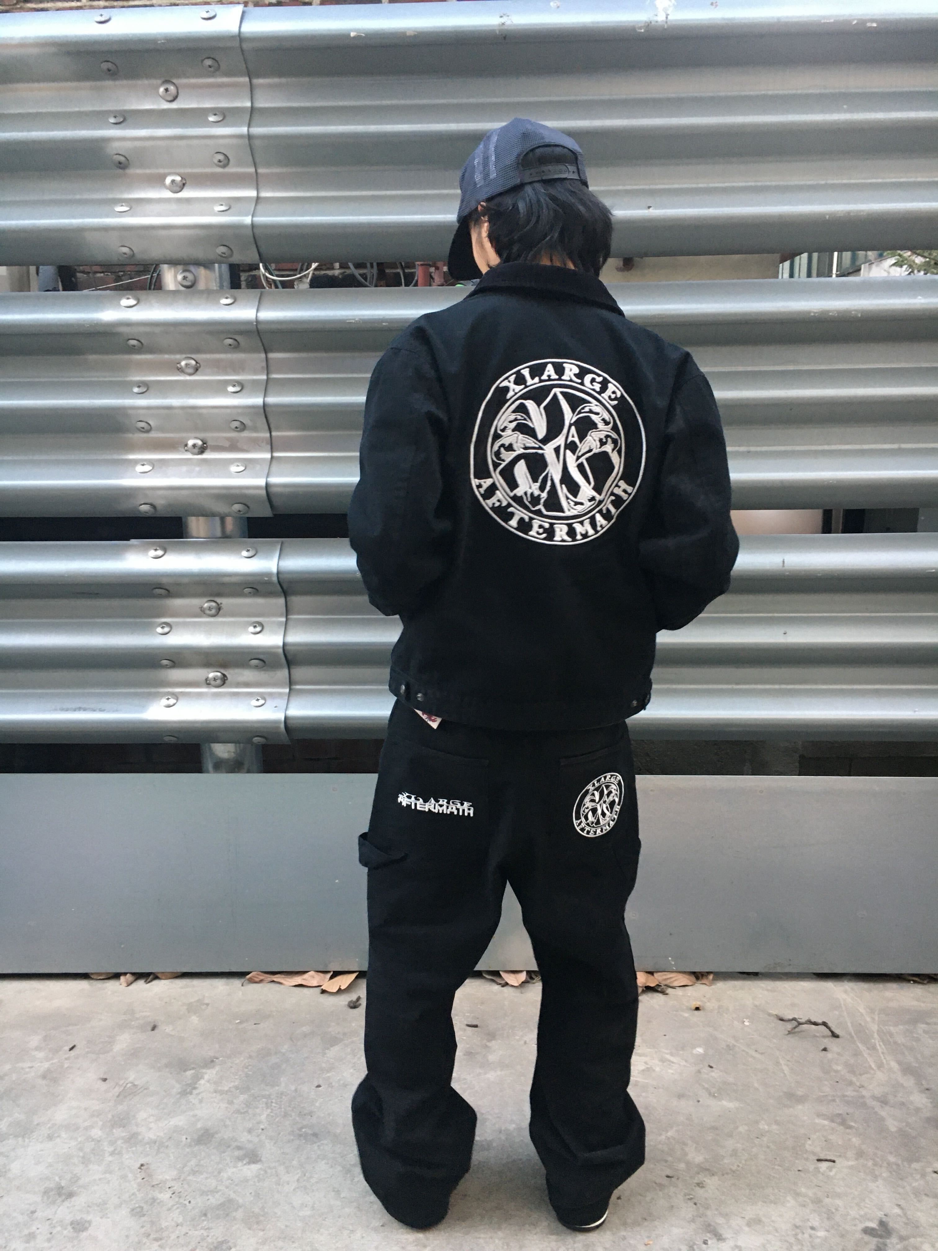 Aftermath Atm X Xlarge Work Jacket Black, Aftermath Atm X Xlarge Work Pants Black 착용 스타일