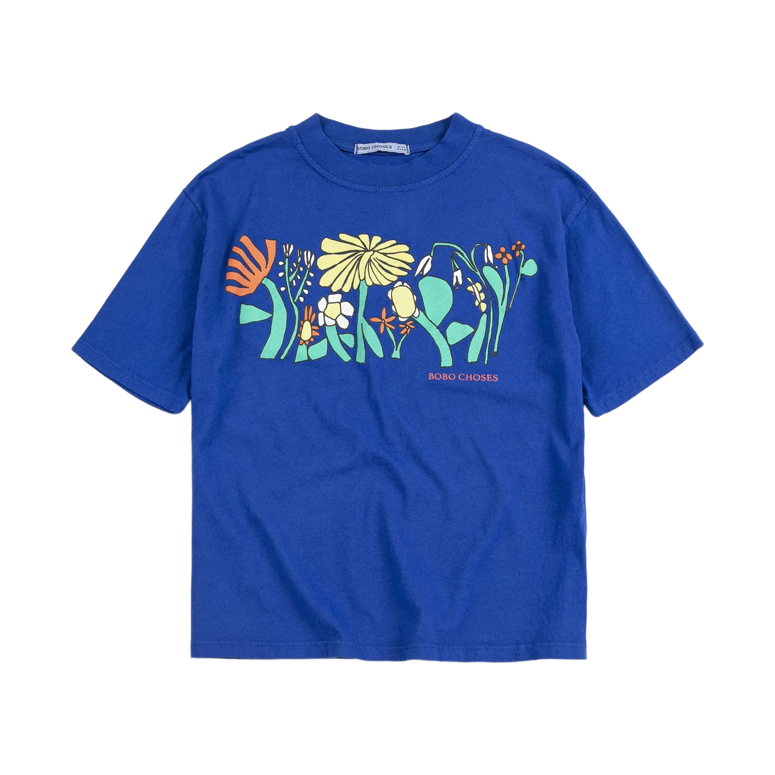 126AC020 (Kids) Bobo Choses Color Herbalist Oversized T‑shirt Midnight Blue