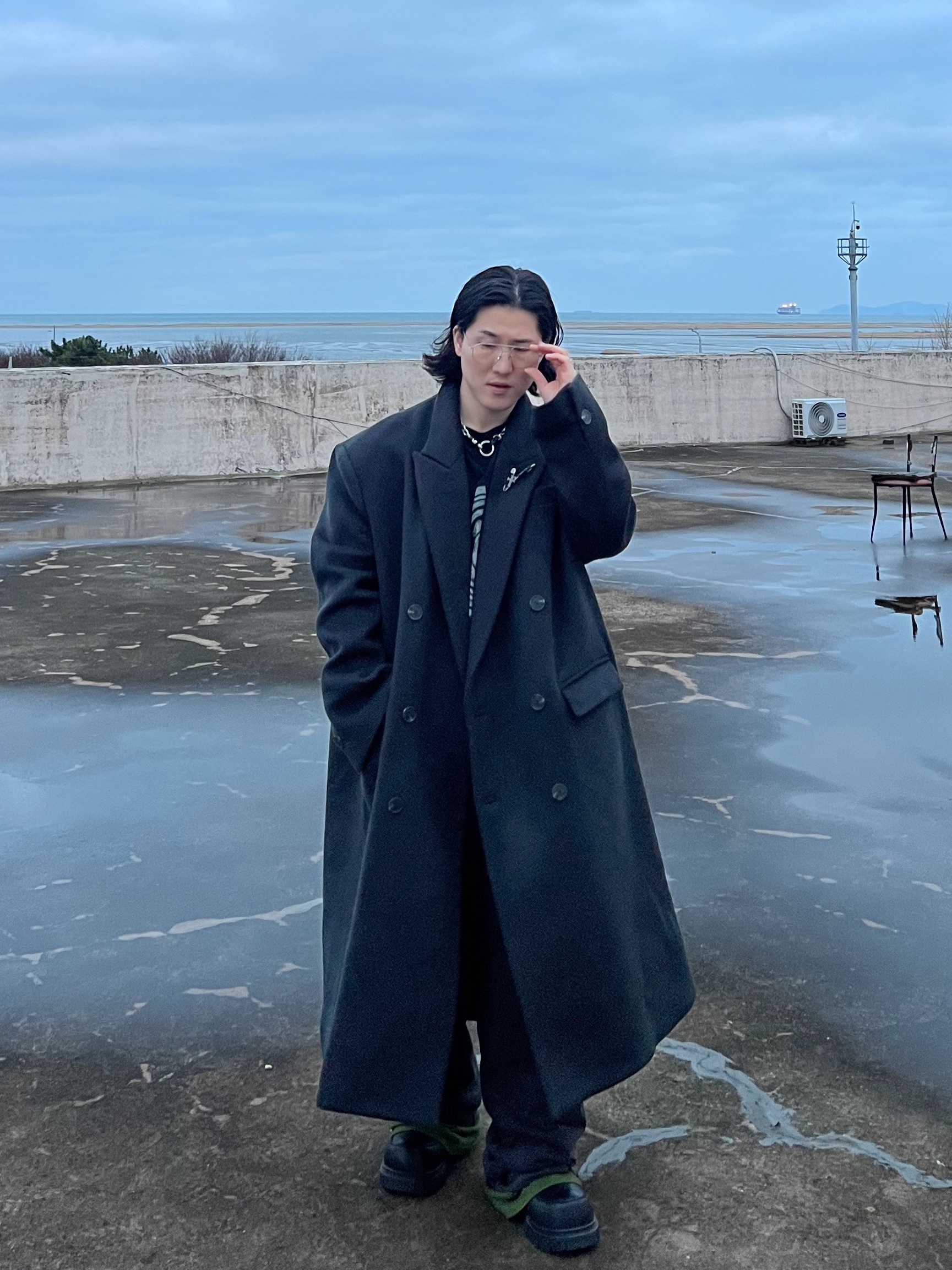 Undermycar Dalt Hidden Second Layer Sweatpants Pine Groove - 23FW, Our Legacy Ladon Brass Keychain Matte Nickel 착용 스타일 - 3