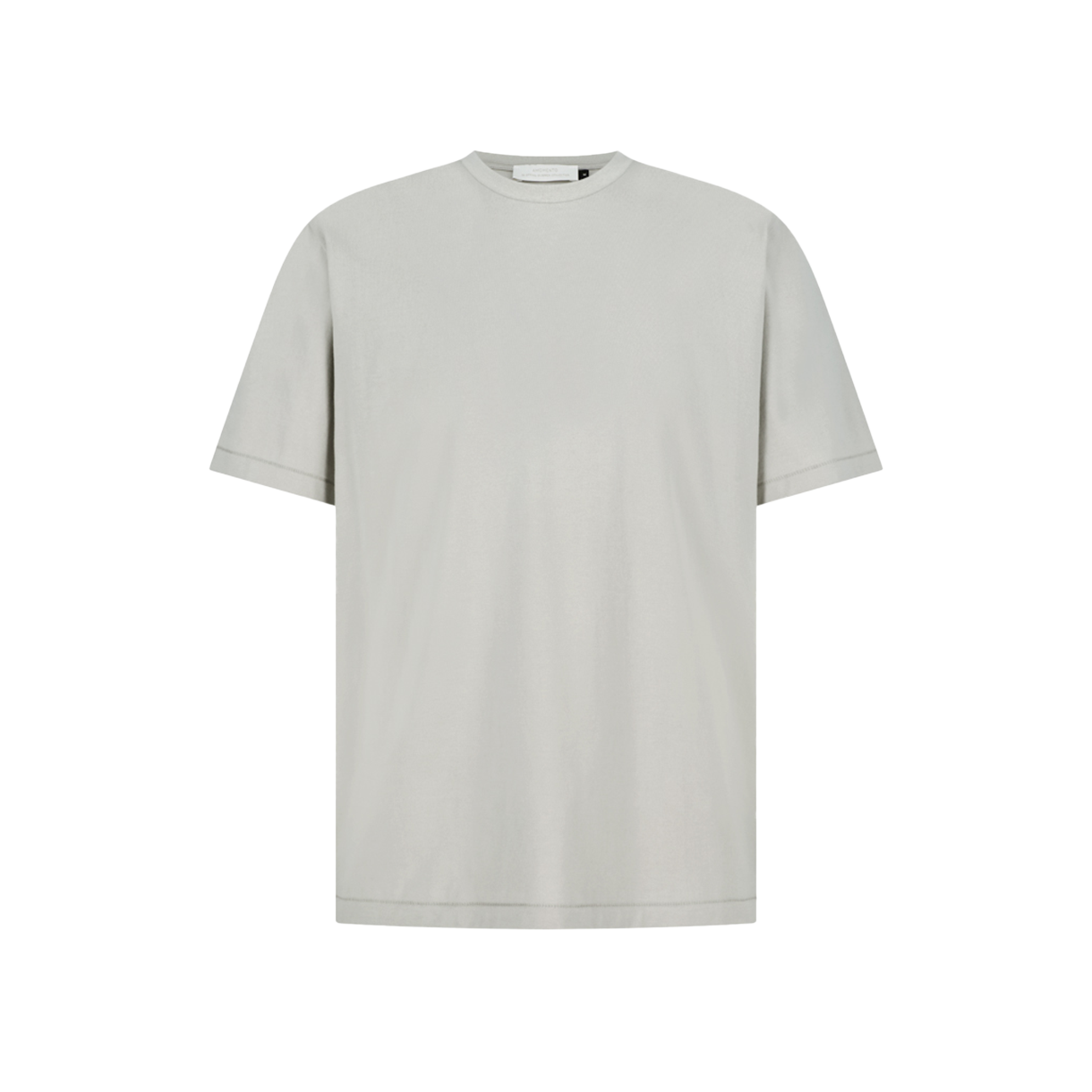 아모멘토 맨즈 베이직 티셔츠 그레이 - 26SS(Amomento Men's Basic T-Shirt Grey - 26SS)