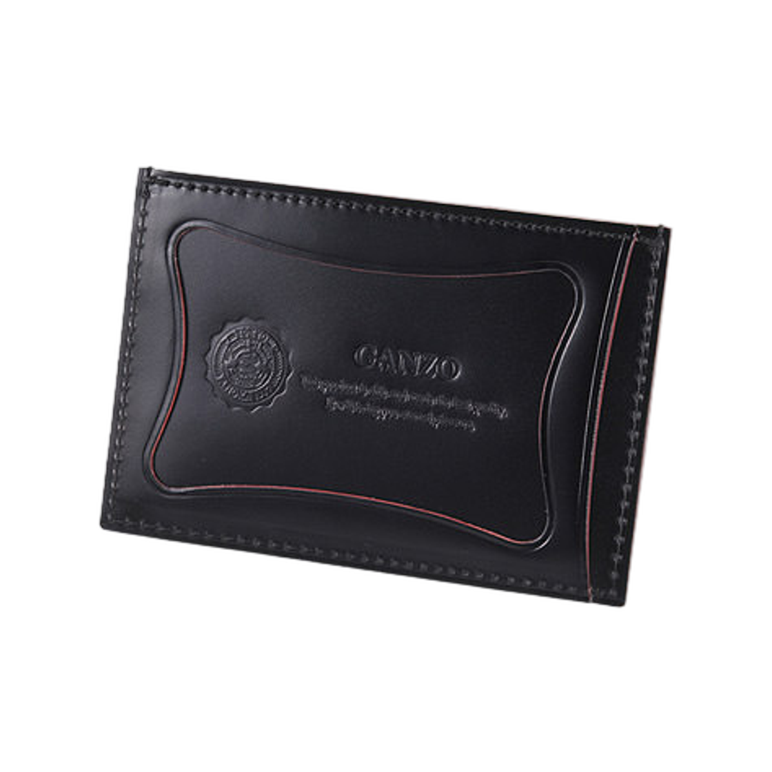 간조 코도반 싱글 패스 케이스 블랙(Ganzo Cordovan Single Pass Case Black) - 1