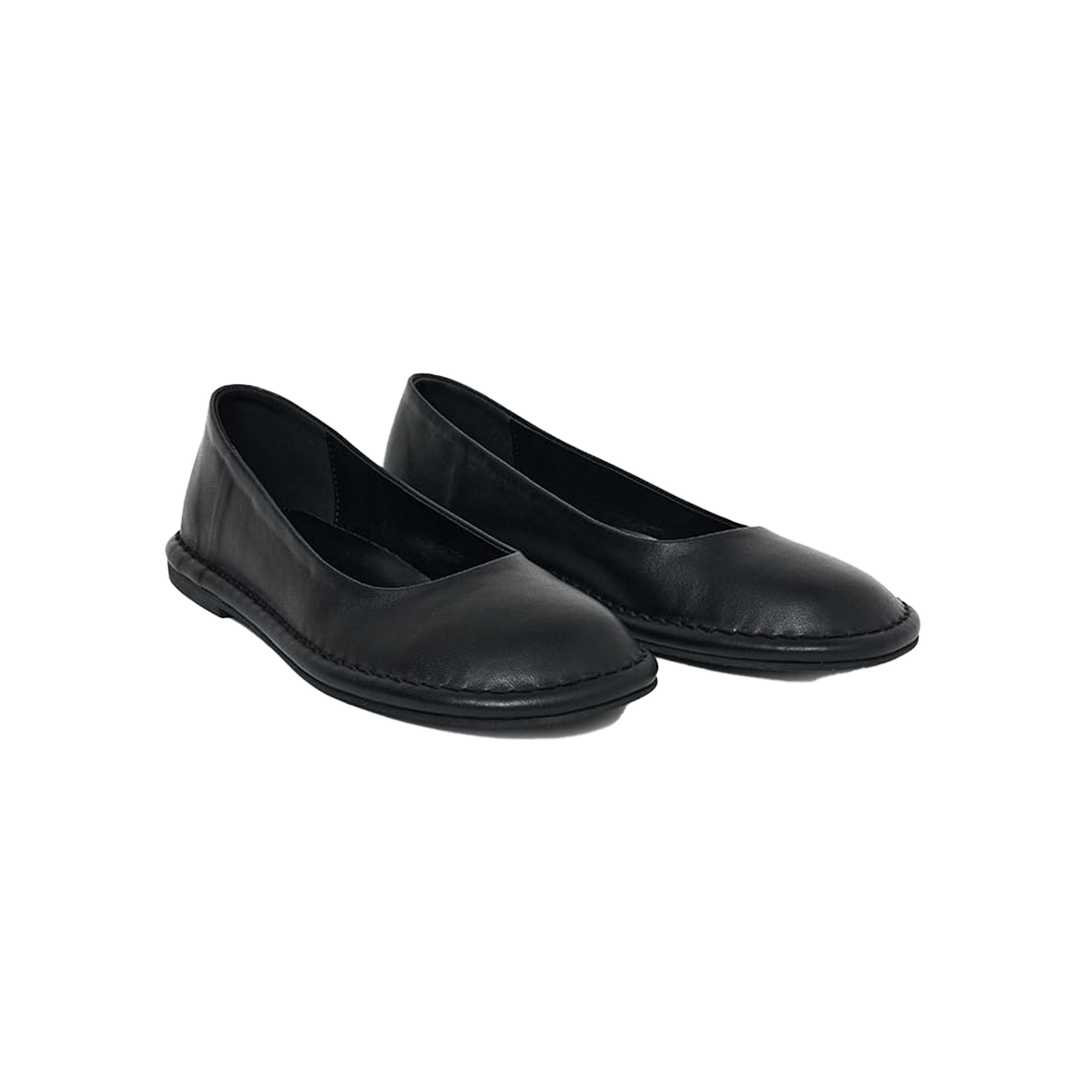 아모멘토 우먼 라운디드 플랫 블랙 - 26SS(Amomento Women Rounded Flats Black - 26SS) - 6