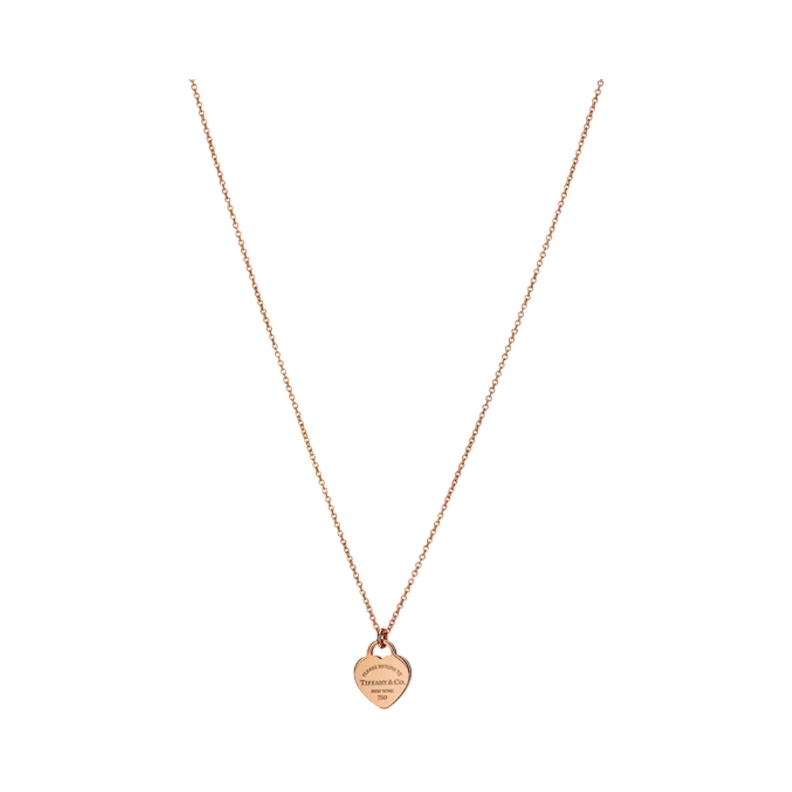 티파니 앤 코 리턴 투 티파니 하트 태그 펜던트 로즈 골드 미니(Tiffany & Co. Return to Tiffany Heart Tag Pendant Rose Gold Mini)