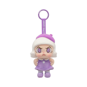 Pop Mart Angry Molly Angry Energy Series Plush Pendant Purple Fire (Opened Case)