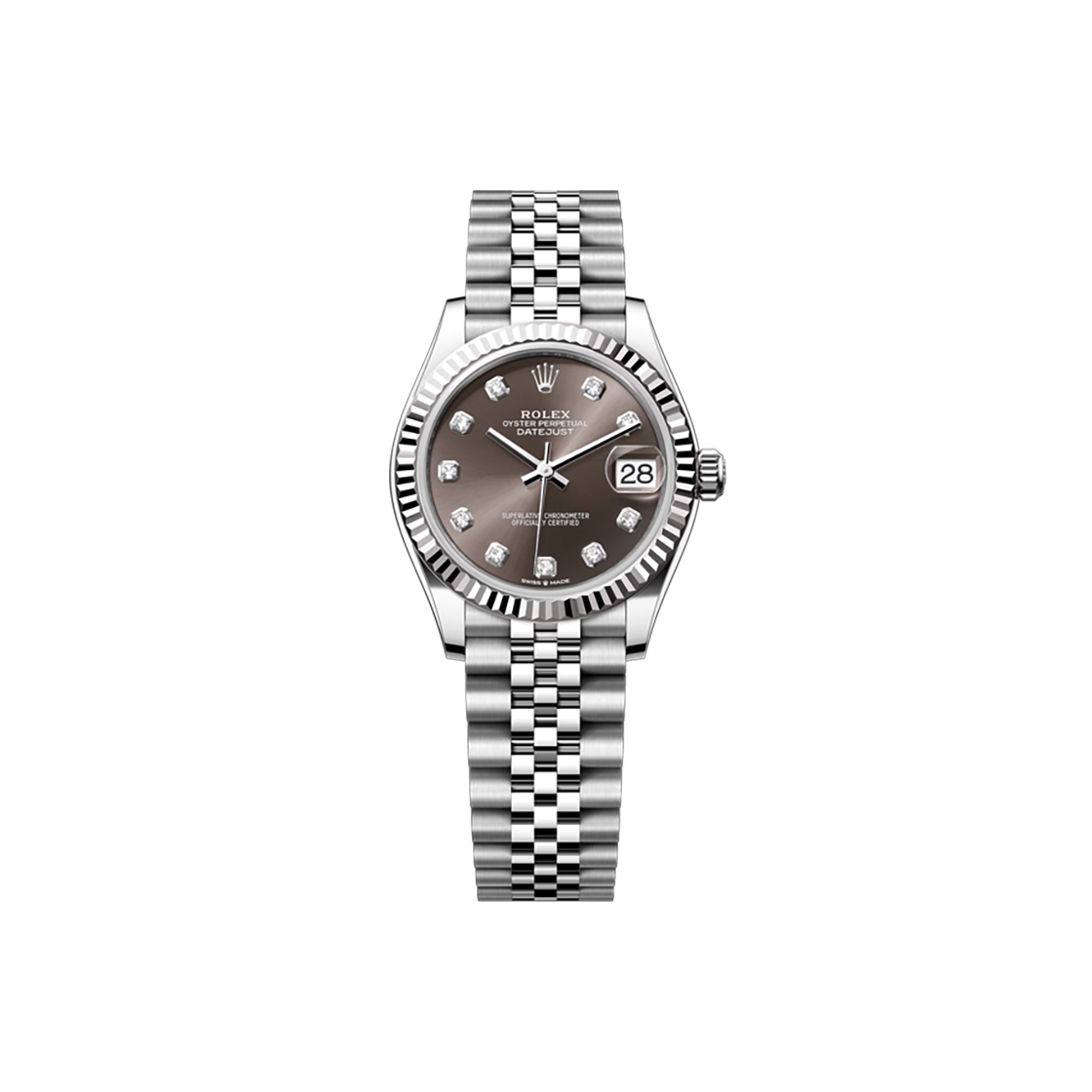 롤렉스 데이저스트 31-278274 다크그레이 10P 쥬빌리 NO.7512(Rolex Datejust 31 - 278274 Dark Gray 10P Jubilee No. 7512) - 1