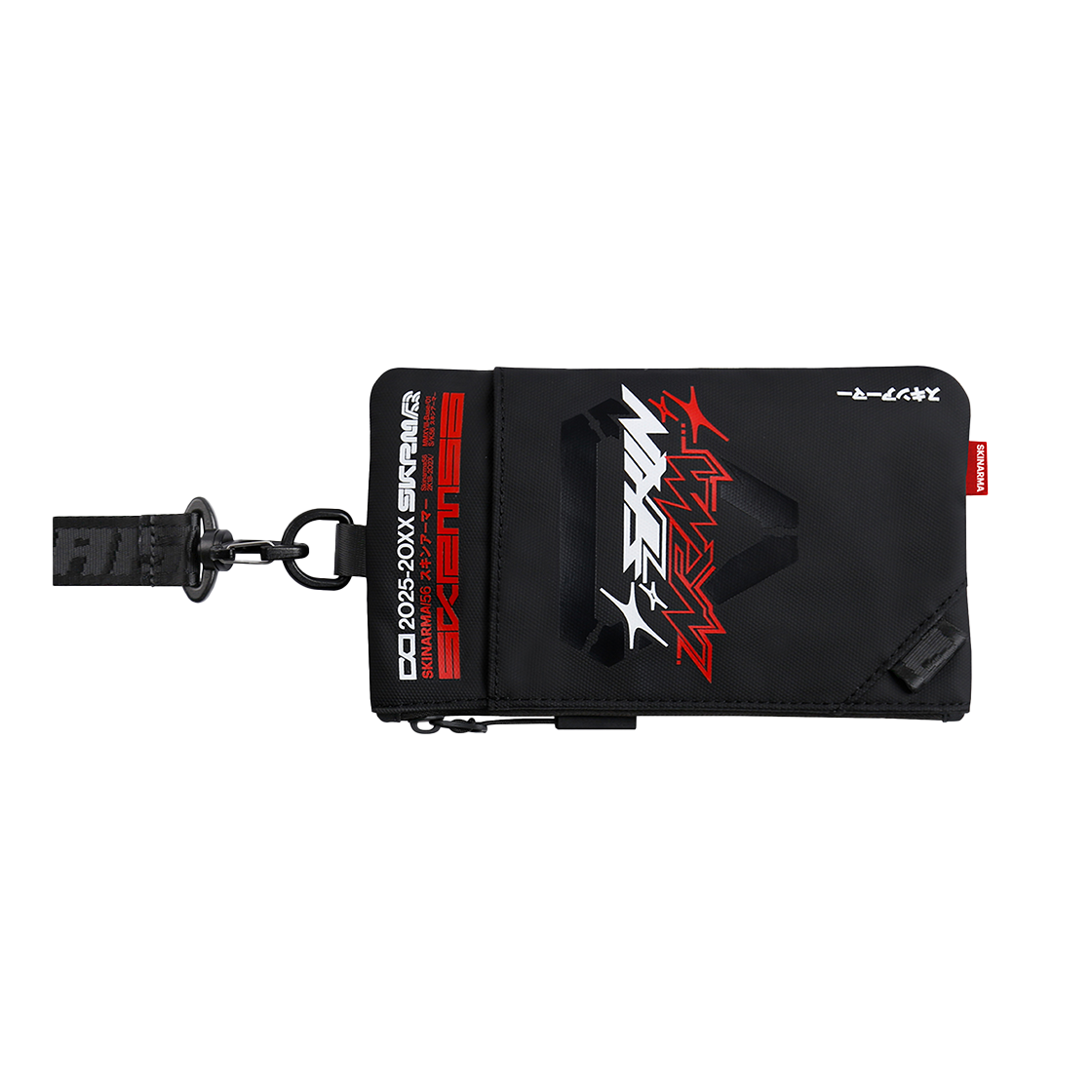 SK56-CLUTCH-BLK Skinarma x Machine56 Pouch