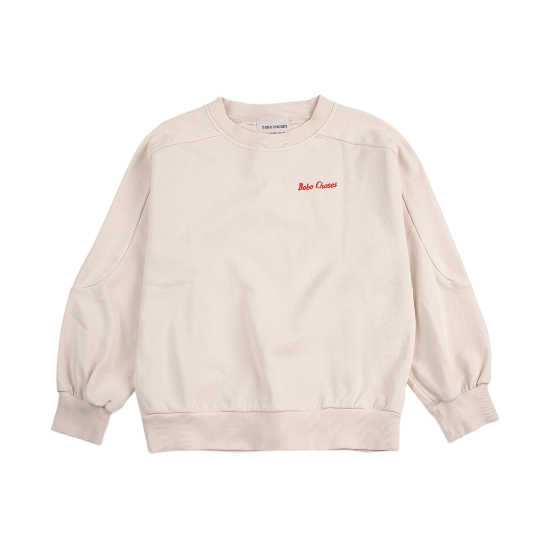 (키즈) 보보쇼즈 피클 이즈 앗 홈 스웨트셔츠 오프 화이트((Kids) Bobo Choses Pickles Is At Home Sweatshirt Off White) - 1