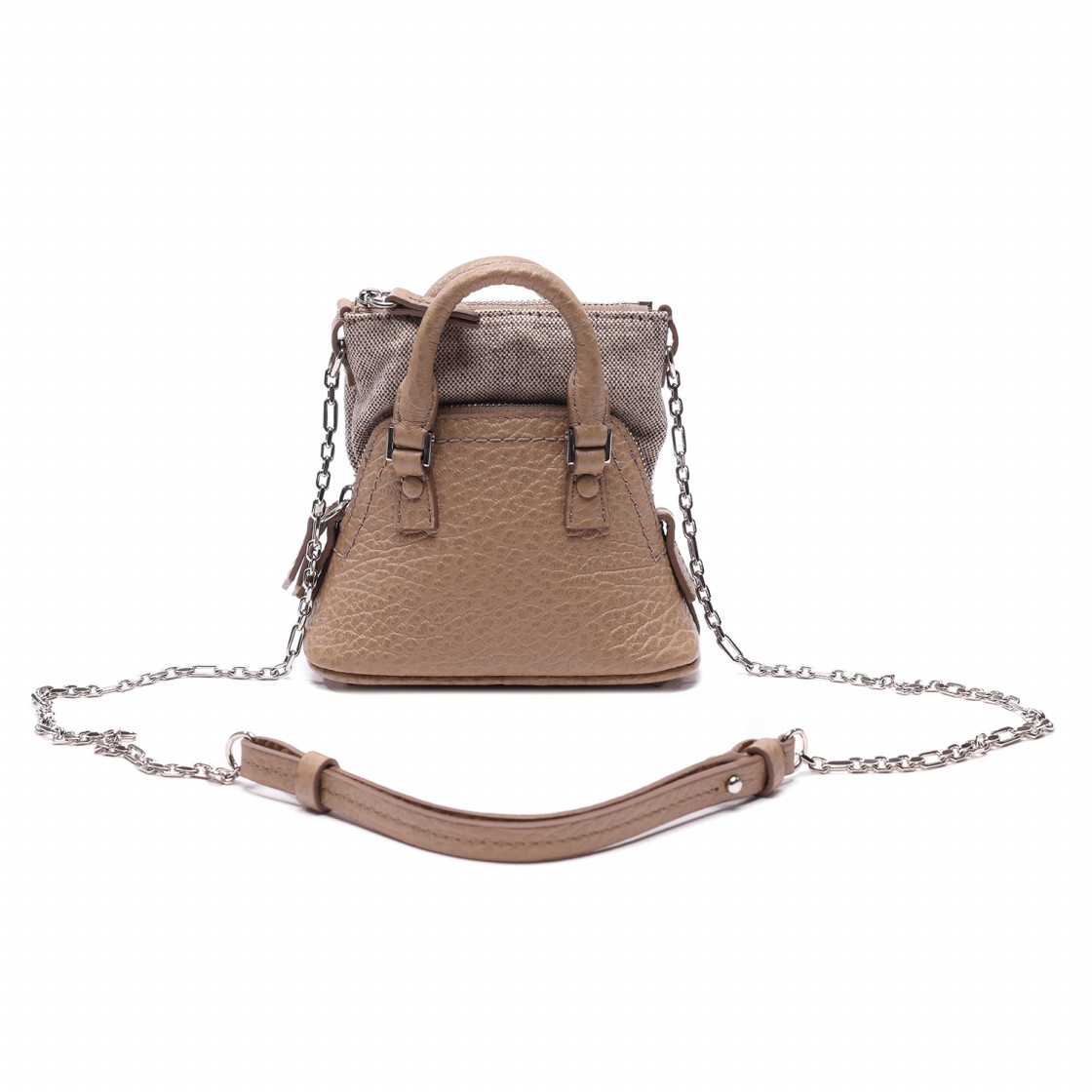 [25% 쿠폰] 메종 마르지엘라 5AC 클래식 베이비백 탄([25% 쿠폰] Maison Margiela 5AC Classique Baby Bag Tan) - 3