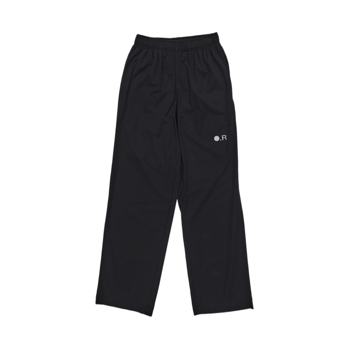 옵티미스틱 러너스 퍼포레이티드 와이드 팬츠 블랙(Optimistic Runners Perforated Wide Pants Black)