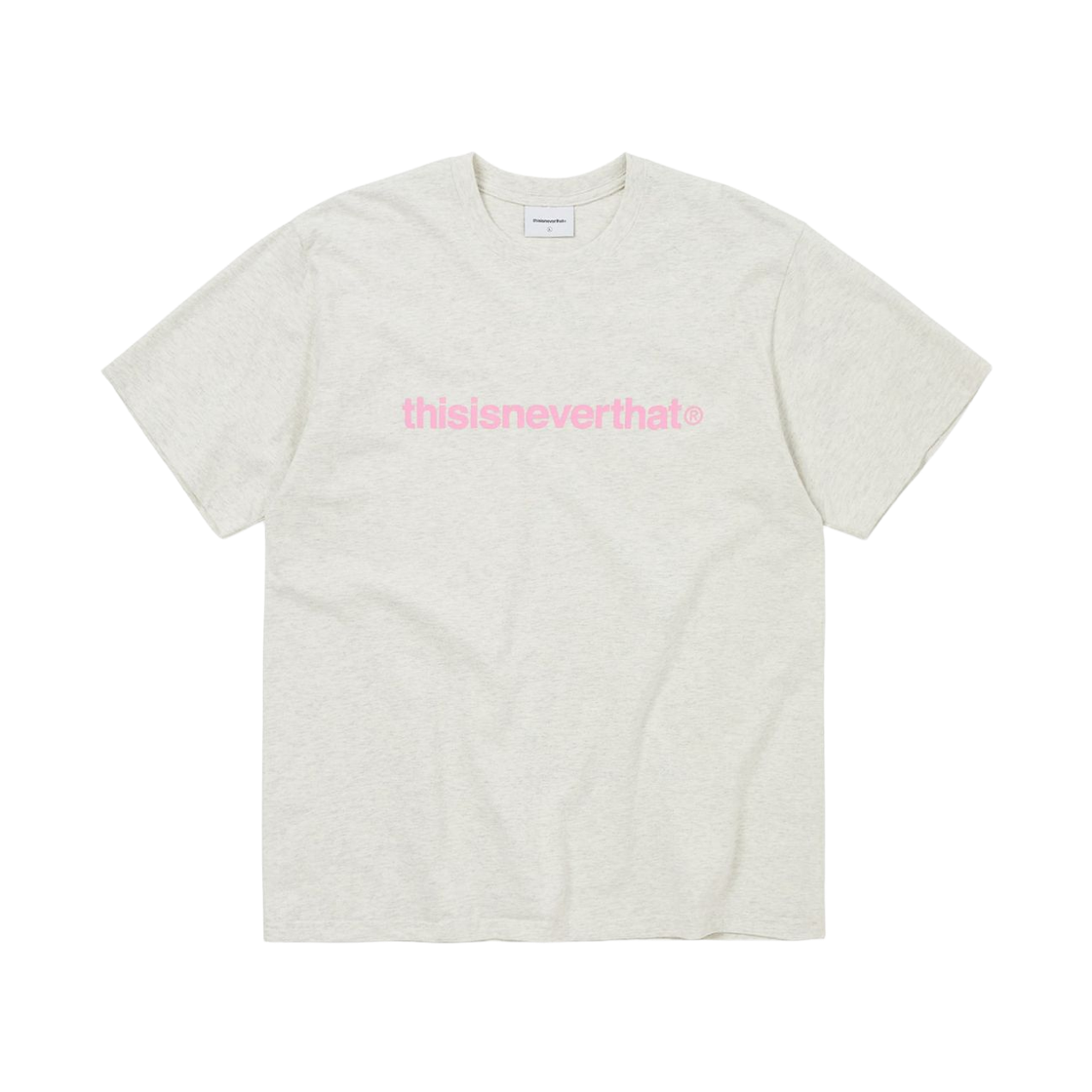 디스이즈네버댓 T-로고 티셔츠 오트밀(Thisisneverthat T-Logo T-Shirt Oatmeal)