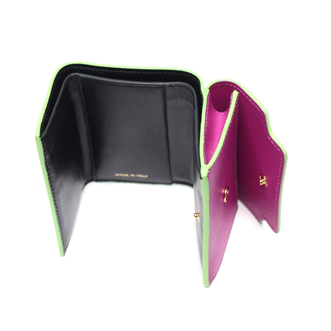 [25% 쿠폰] 마르니 사피아노 트라이폴드 월렛 퍼플([25% 쿠폰] Marni Saffiano Tri-Fold Wallet Purple) - 5