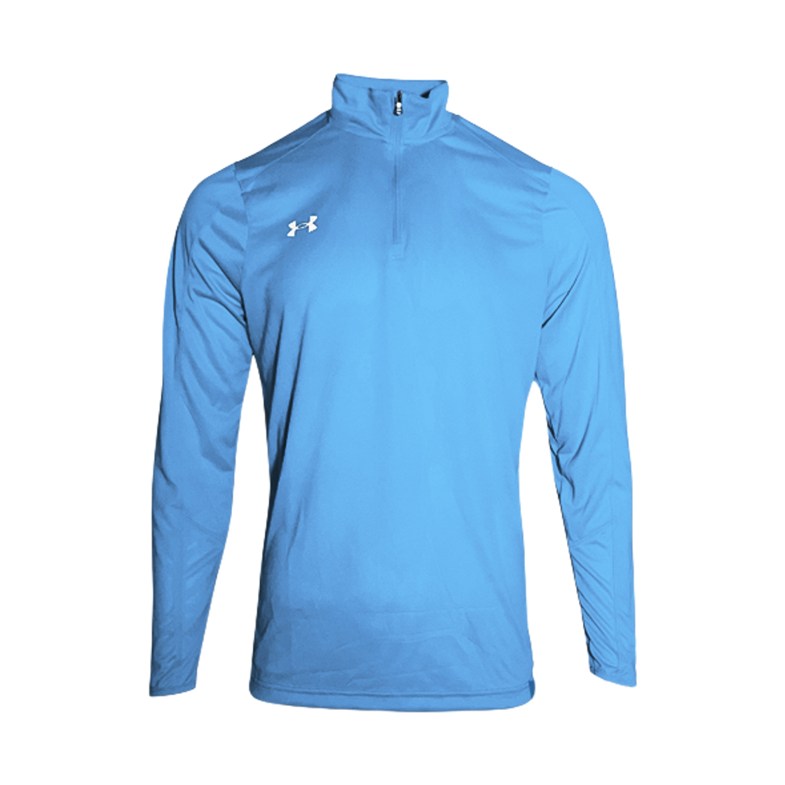 1293901-475 Under Armour UA Rival 1/4 Zip Long Sleeve T-Shirt Carolina Blue