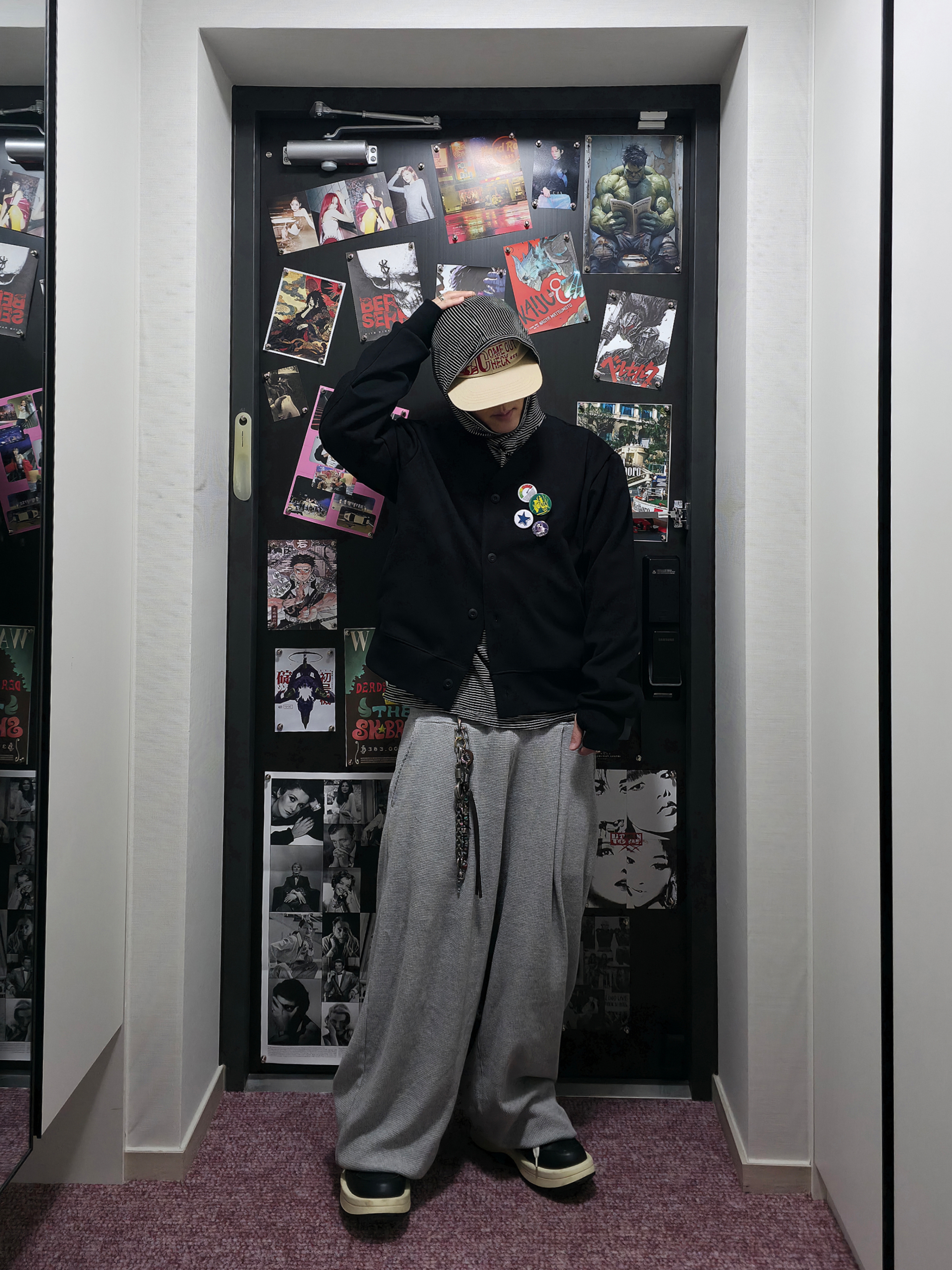 Converse x Drkshdw Turbowpn Black Cream 착용 스타일 - 2