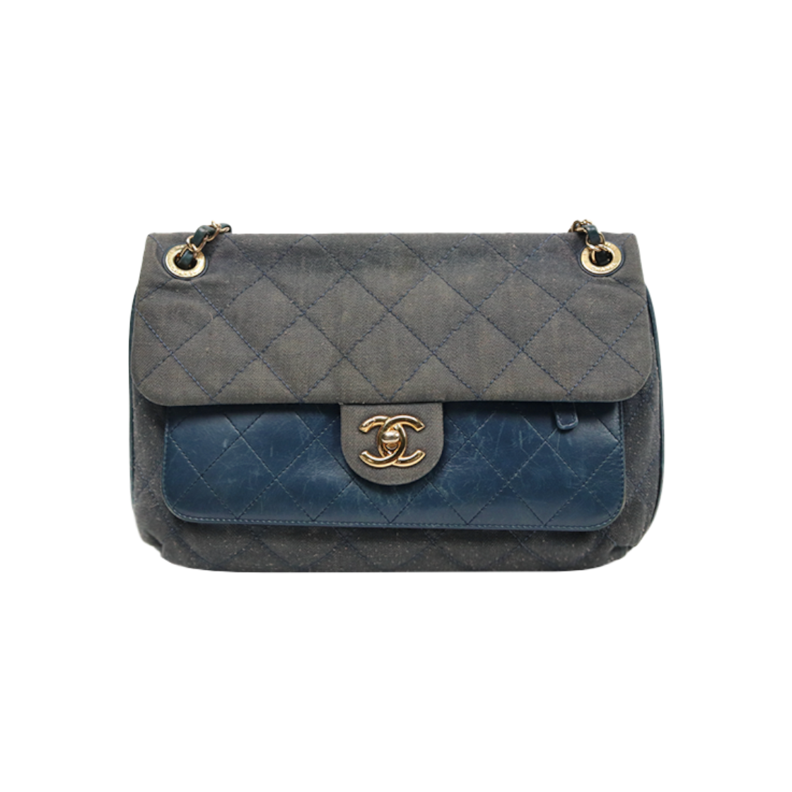 샤넬 빈티지 데님 플랩 숄더백 C-A49464(Chanel Vintage Denim Flap Shoulder Bag C-A49464) - 1