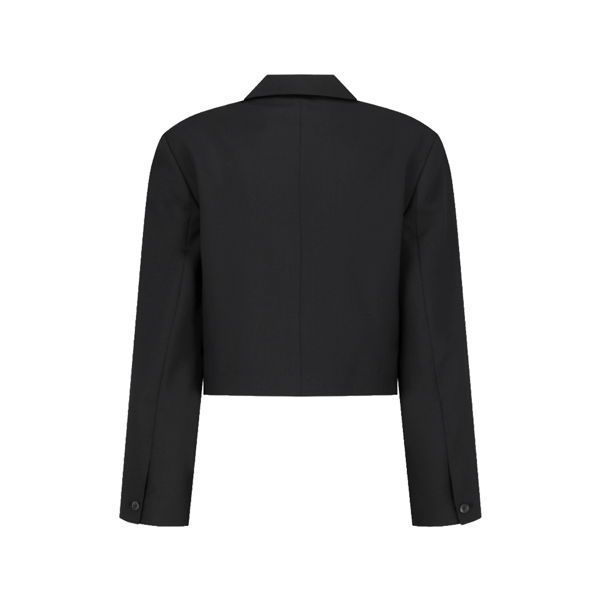 아모멘토 우먼 울 숏 자켓 블랙 - 26SS(Amomento Women Wool Short Jacket Black - 26SS) - 2