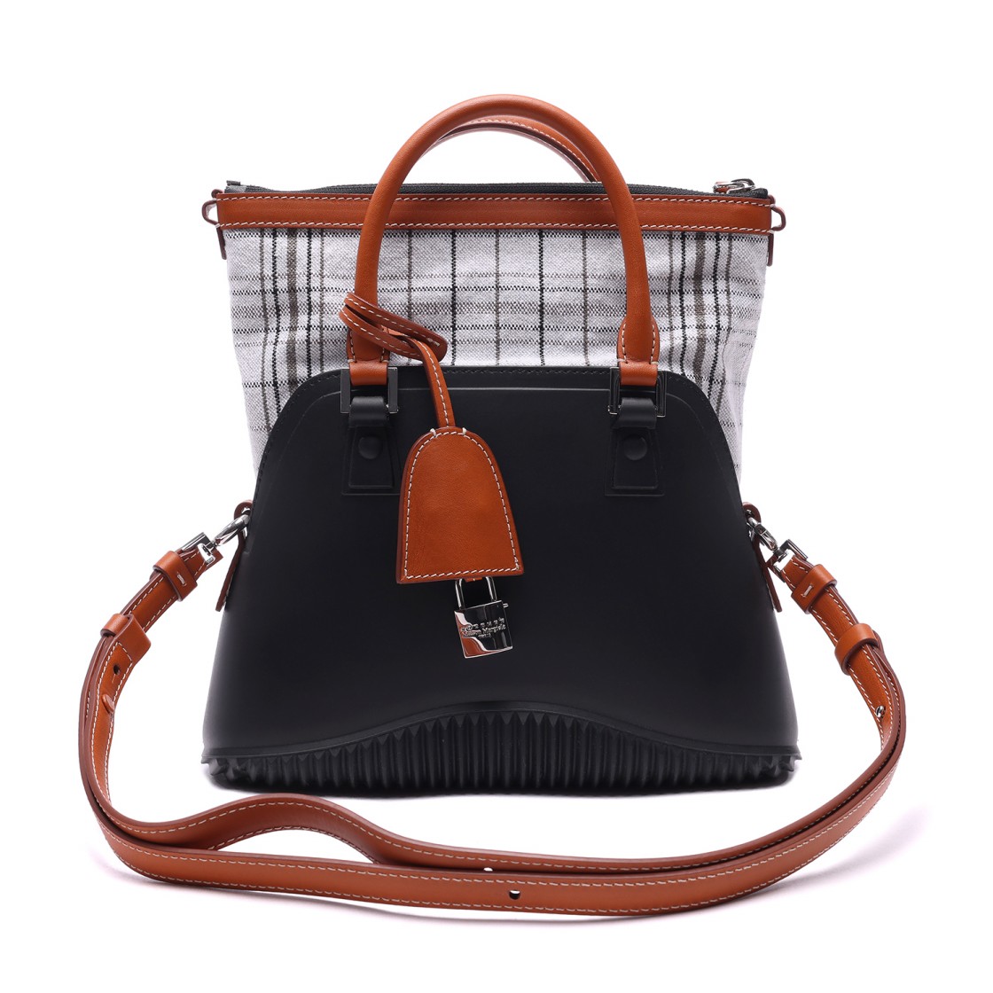 [25% 쿠폰] 메종 마르지엘라 5AC 미니백 블랙([25% 쿠폰] Maison Margiela 5AC Mini Bag Black) - 4