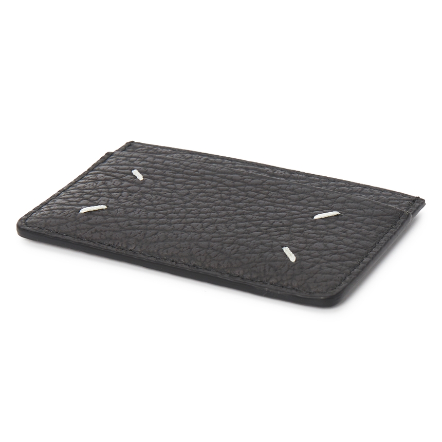 [25% 쿠폰] 메종 마르지엘라 포 스티치 카드 홀더 블랙([25% 쿠폰] Maison Margiela Four Stitch Card Holder Black) - 4