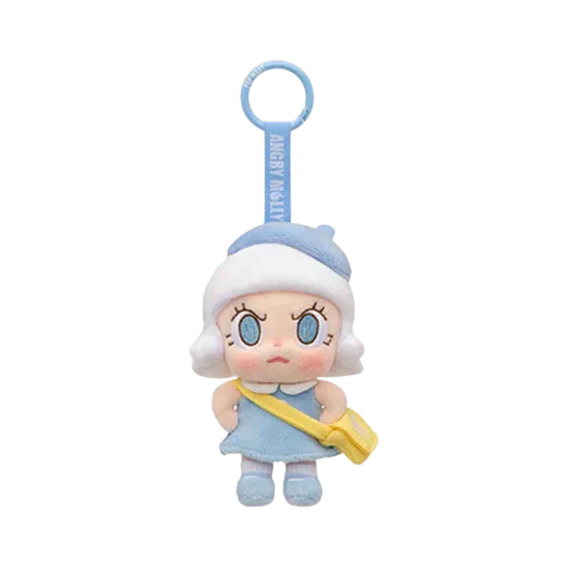 팝마트 앵그리 몰리 앵그리 에너지 시리즈 인형 키링 블루 파이어 (개봉 박스)(Pop Mart Angry Molly Angry Energy Series Plush Pendant Blue Fire (Opened Case))