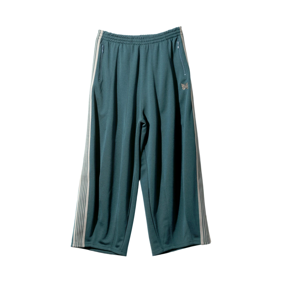 Needles Needles H.D. Track Pant Poly Smooth Green · S