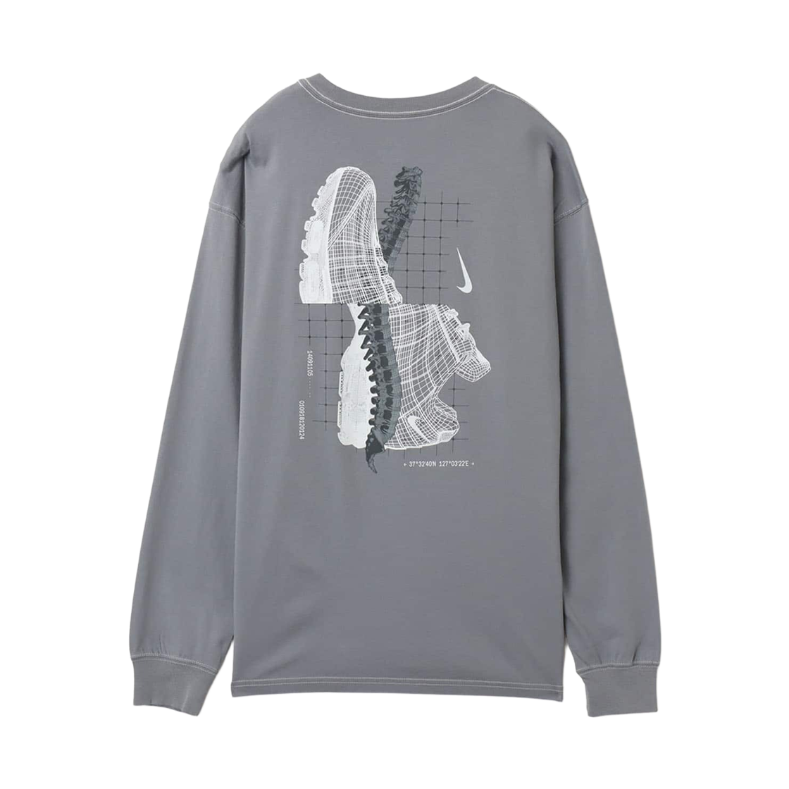 IQ3770-065 Nike City Pack Long Sleeve T-Shirt Cool Grey Grey Fog - Asia