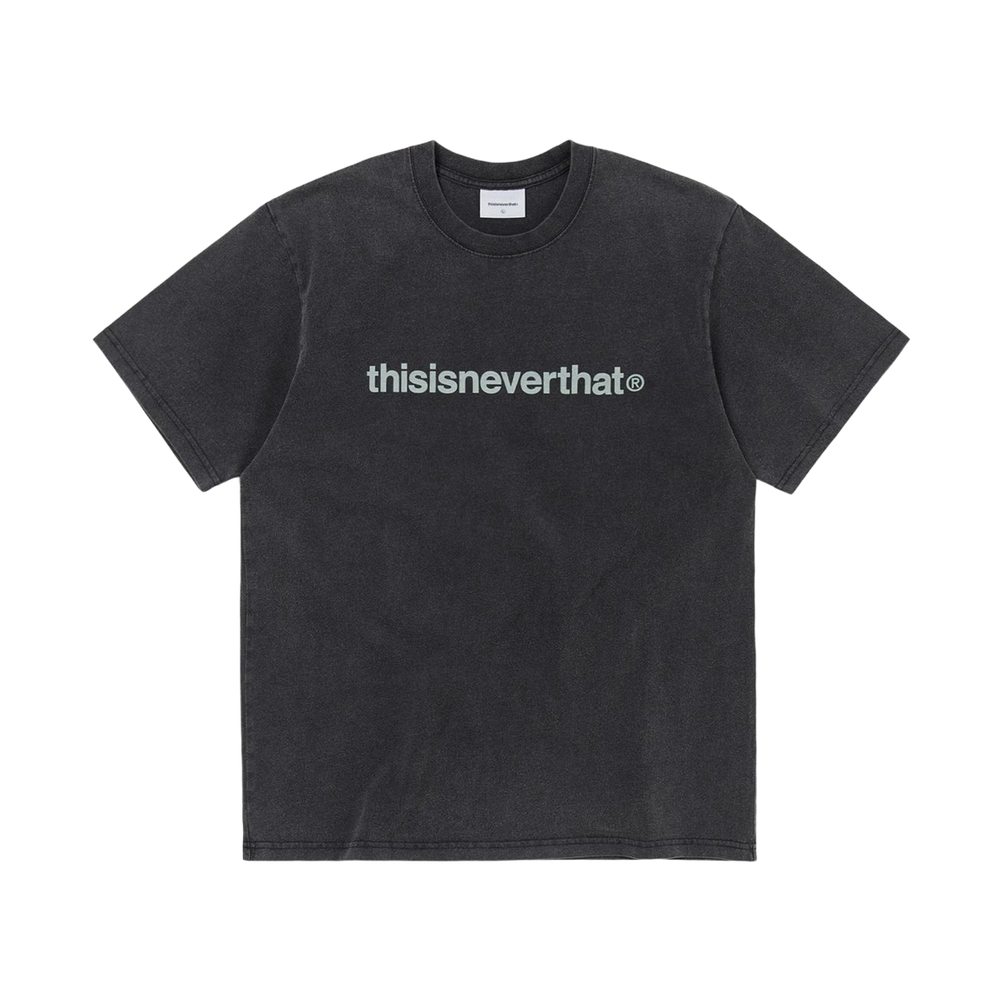 디스이즈네버댓 T-로고 티셔츠 워시드 블랙(Thisisneverthat T-Logo T-Shirt Washed Black) - 1