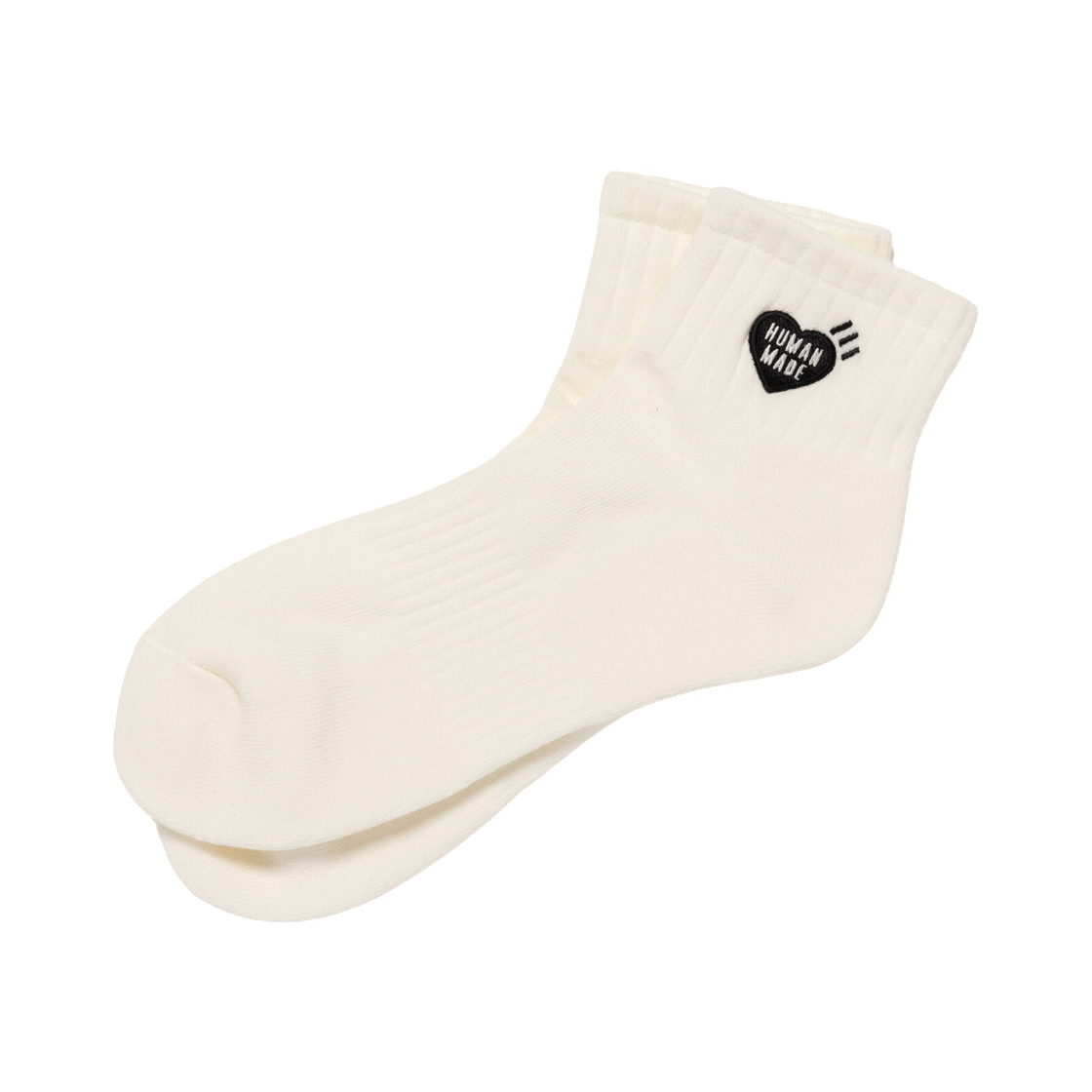 HM31GD061 Human Made Pile Short Socks White