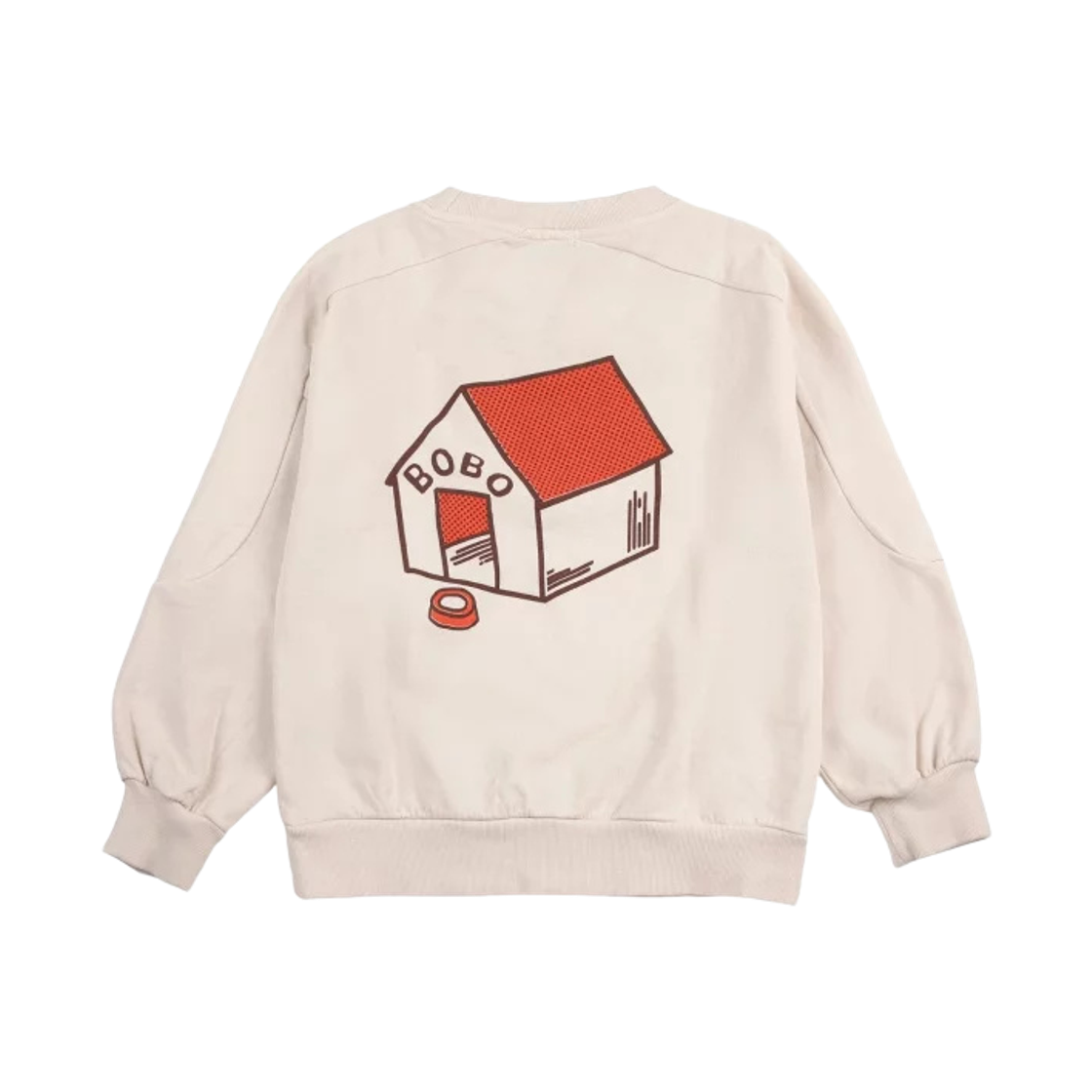 (키즈) 보보쇼즈 피클 이즈 앗 홈 스웨트셔츠 오프 화이트((Kids) Bobo Choses Pickles Is At Home Sweatshirt Off White) - 2