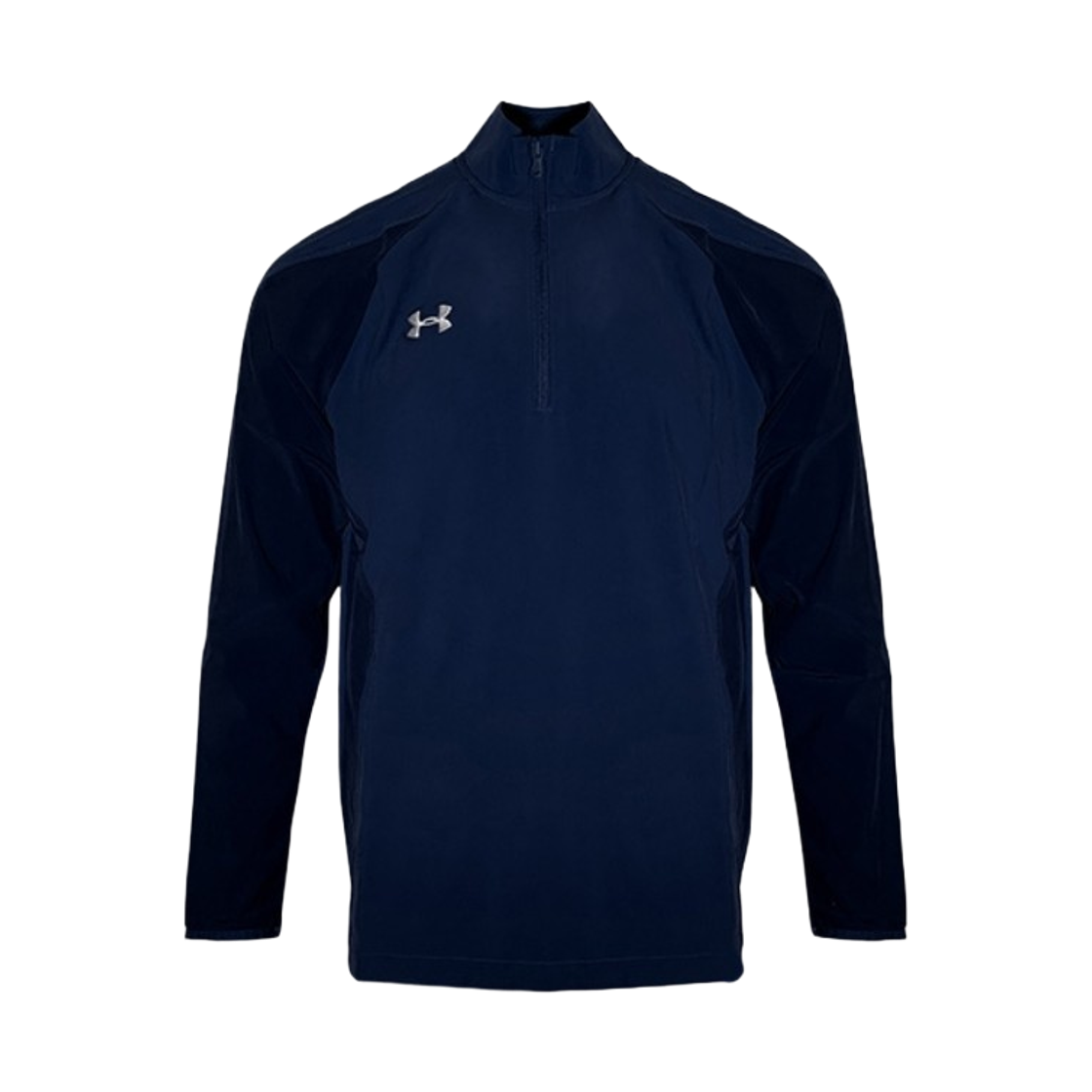 1351319-410 Under Armour Squad Coach Long Sleeve Water Resistant 1/4 Zip Pullover Navy