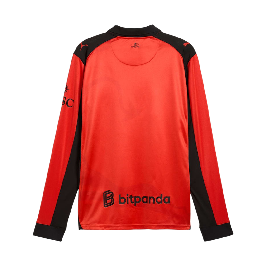 푸마 x 슬램잼 AC 밀란 리미티드 에디션 롱슬리브 저지 레드 (논 마킹 버전)(Puma x Slam Jam AC Milan Limited Edition Longsleeve Jersey Red (Non Marking Ver.)) - 2