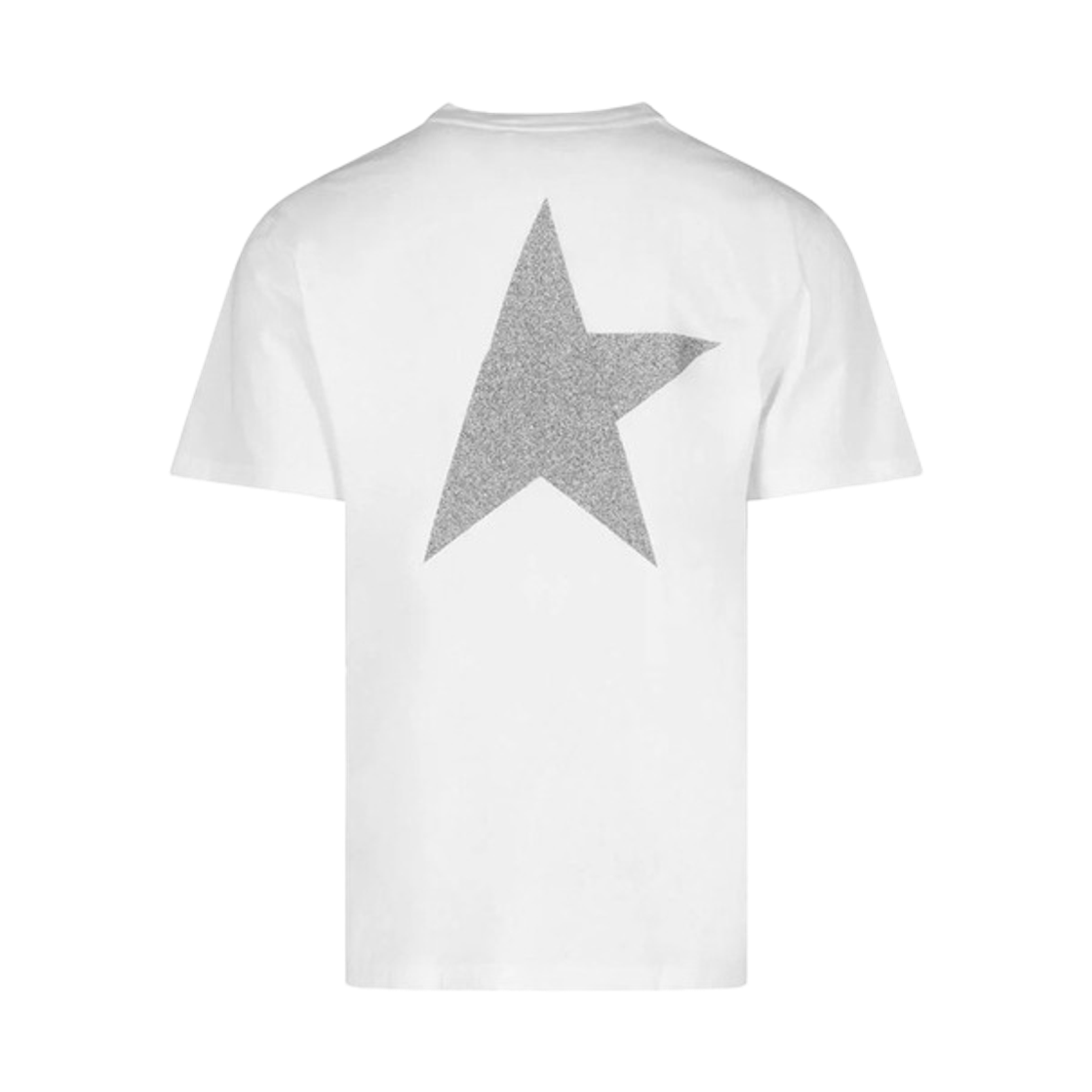 골든구스 실버 스타 로고 티셔츠 화이트(Golden Goose Silver Star Logo T-Shirt White)