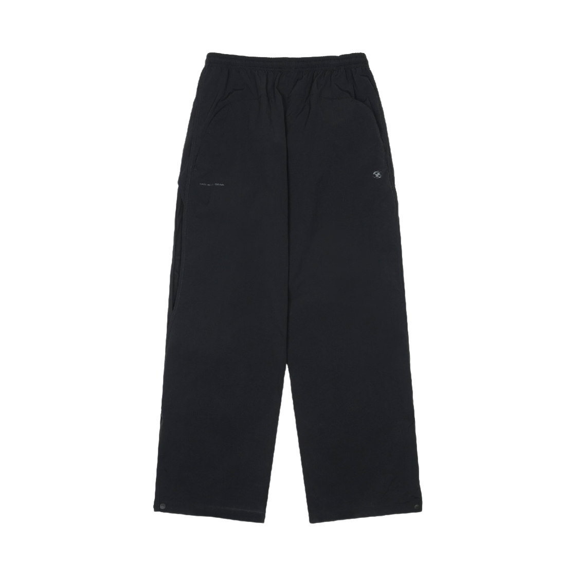 산산기어 사이드 플렙 트랙 팬츠 블랙(Sansan Gear Side Flap Track Pants Black)