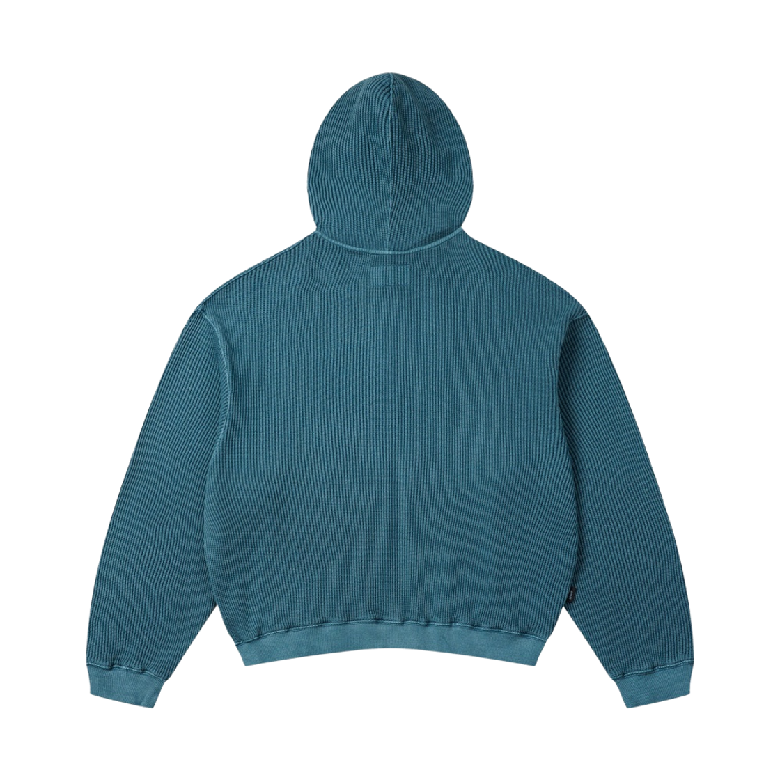 인세인개러지 워시드 와플 후디 - 틸(INSANE GARAGE Washed Waffle Hoodie_Teal) - 2