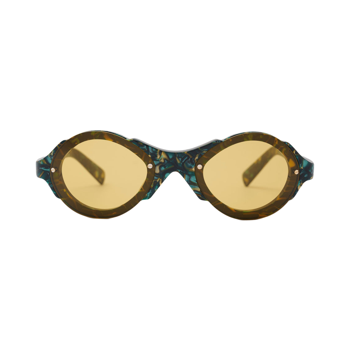 브레인 데드 뮤턴트 포스트 모던 프리미티브 아이 프로텍션 선글라스 그린 그래닛(Brain Dead Mutant Post Modern Primitive Eye Protection Sunglasses Green Granite)