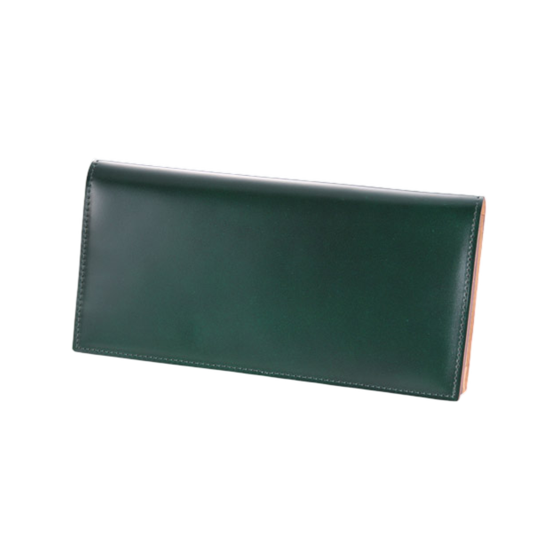 간조 코도반 거싯 롱 월렛 다크 그린(Ganzo Cordovan Gusseted Long Wallet Dark Green)