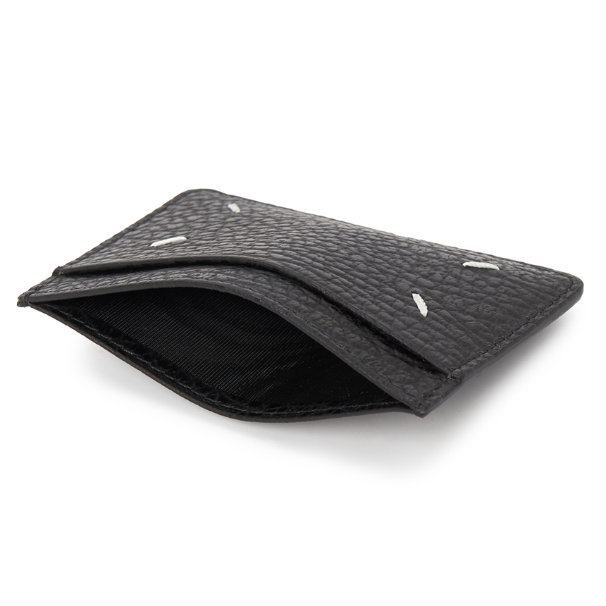 [25% 쿠폰] 메종 마르지엘라 포 스티치 카드 홀더 블랙([25% 쿠폰] Maison Margiela Four Stitch Card Holder Black) - 5