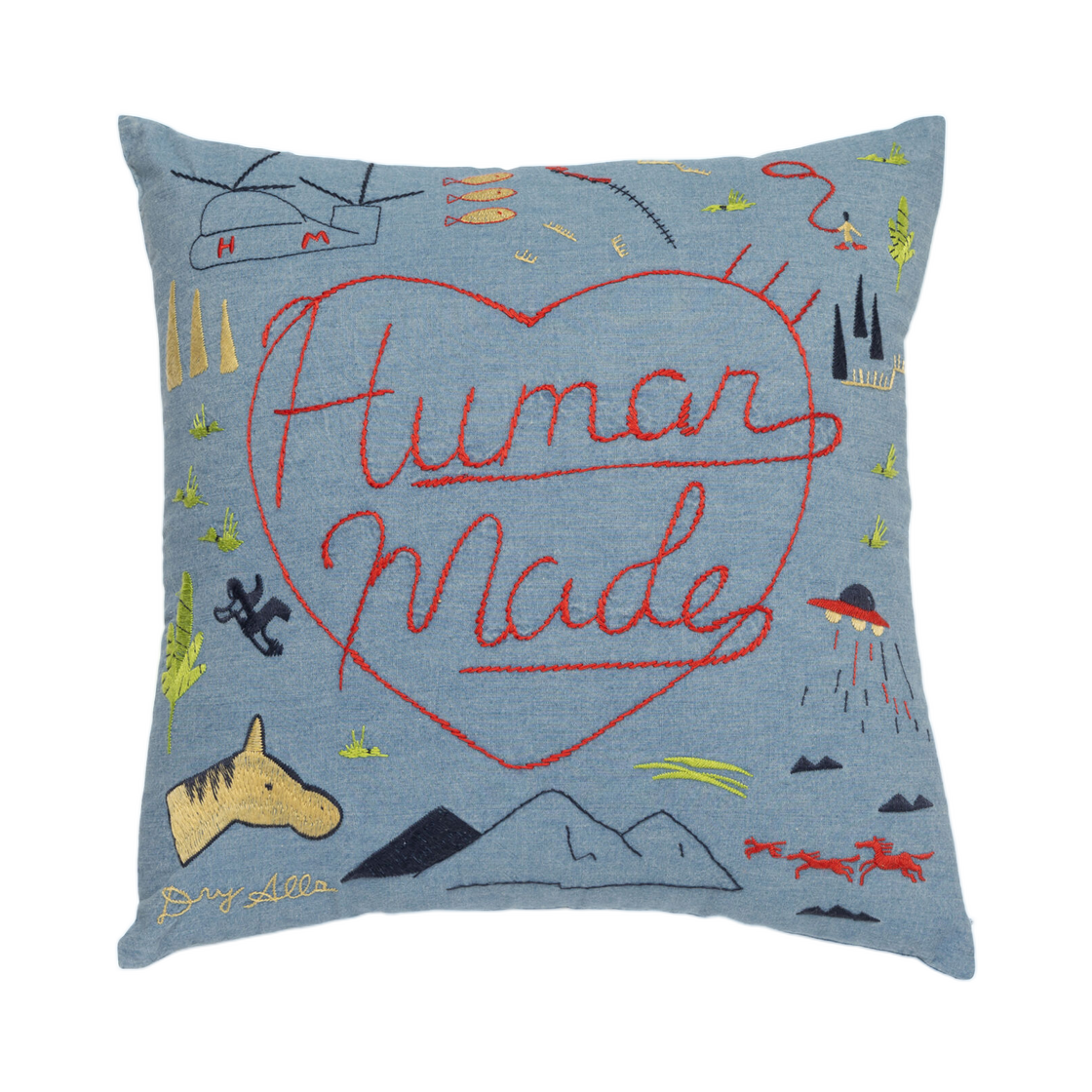 휴먼 메이드 우지 메이드 쿠션 화이트 | Human Made | KREAM