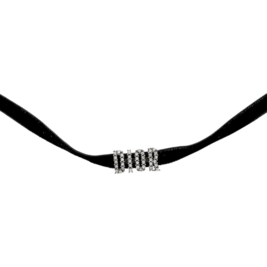 디올 큐빅 블랙 초커 목걸이 A-B49787(Dior Cubic Black Choker Necklace A-B49787)
