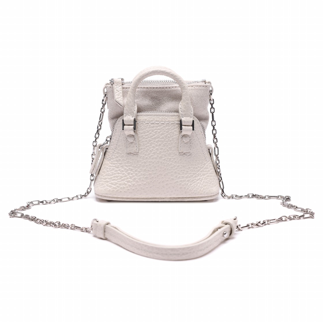 [25% 쿠폰] 메종 마르지엘라 5AC 클래식 베이비백 그레이([25% 쿠폰] Maison Margiela 5AC Classique Baby Bag Grey) - 3