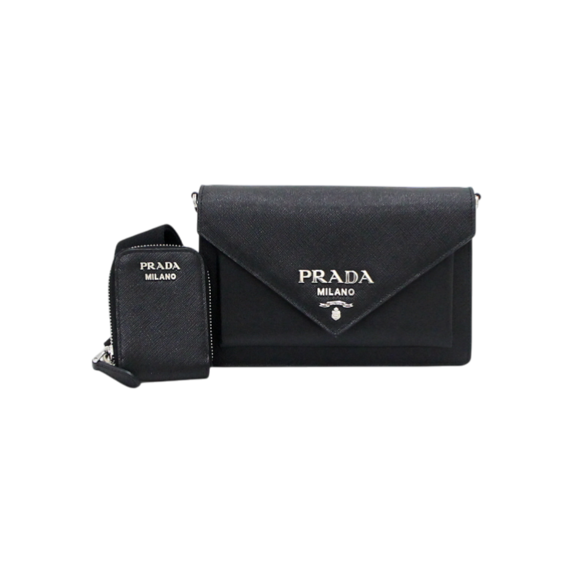 ITODQLI46IHN Prada Saffiano Mini Envelope Shoulder Bag/Crossbody