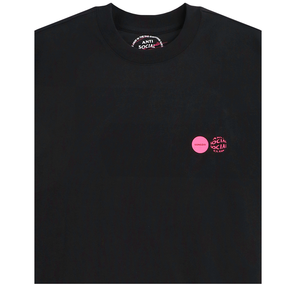 안티소셜소셜클럽 송지오 웨이브 로고 티셔츠 블랙(ASSC x Songzio Wave Logo S/S T-Shirts/BLACK) - 3