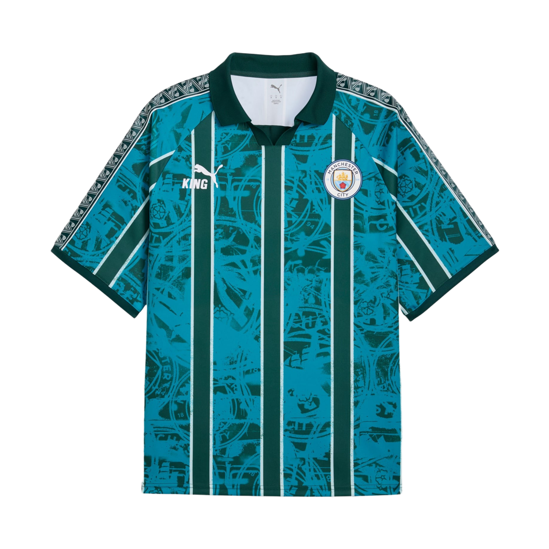 785878-16 Puma Manchester City King Retro Jersey Blue Deep Navy (Non Marking Ver.)
