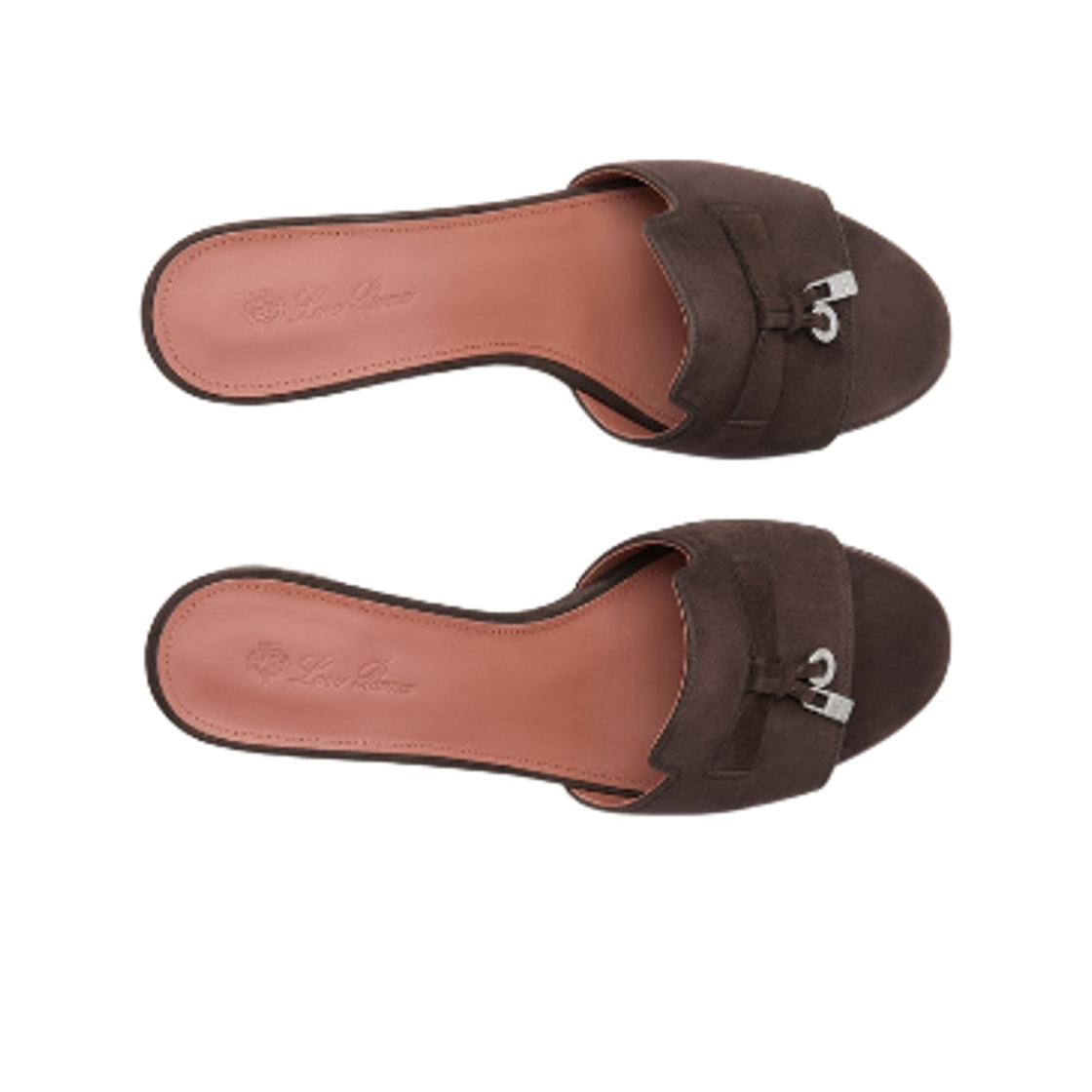 (W) 로로 피아나 스웨이드 고트스킨 썸머 참스 샌들 컬러 페코라 네라((W) Loro Piana Suede Goatskin Summer Charms Sandal Colour Pecora Nera) - 2