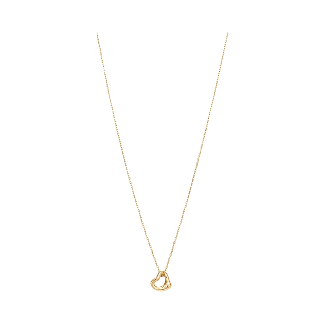 티파니 앤 코 엘사 퍼레티 오픈 하트 펜던트 옐로우 골드 7mm(Tiffany & Co. Elsa Peretti Open Heart Pendant Yellow Gold 7mm) - 1