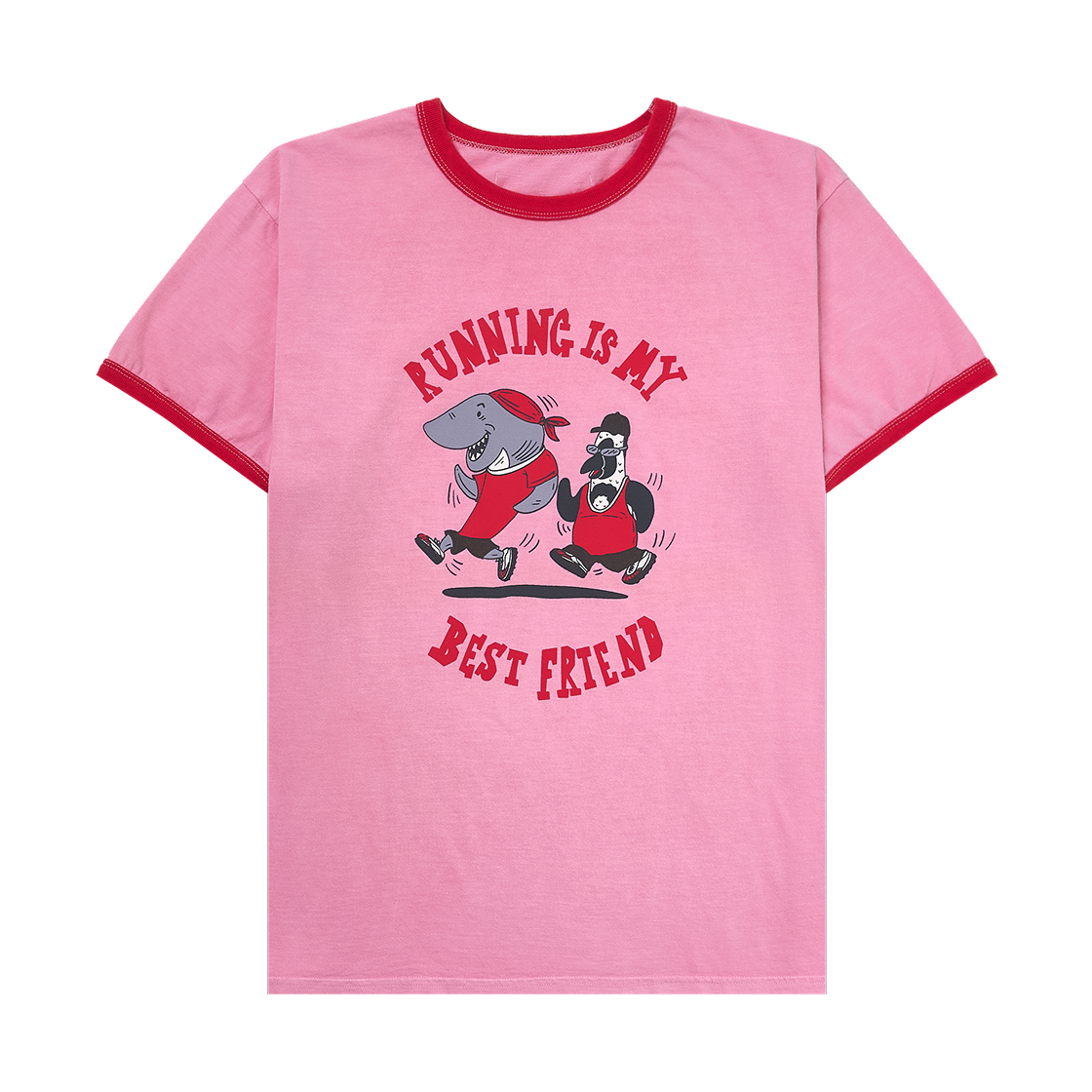 알렉스 조노 베스티 티셔츠 핑크(Alex Zono Bestie T-Shirt Pink)