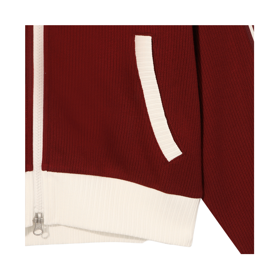 [6% 적립] 휠라 1911 여성 니트트랙 집업 다크 레드([6% 적립] FILA 1911 Women knit Track Zip-Up Dark Red) - 5