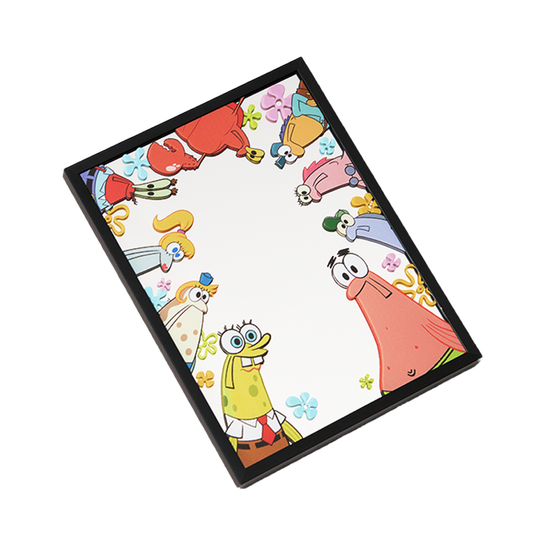 댄꼼마 x 스폰지밥 비키니시티 주민 와글와글 거울 (A5)(DANCOMMA x SpongeBob SquarePants Bikini Bottom Residents Wagle Wagle Mirror (A5))