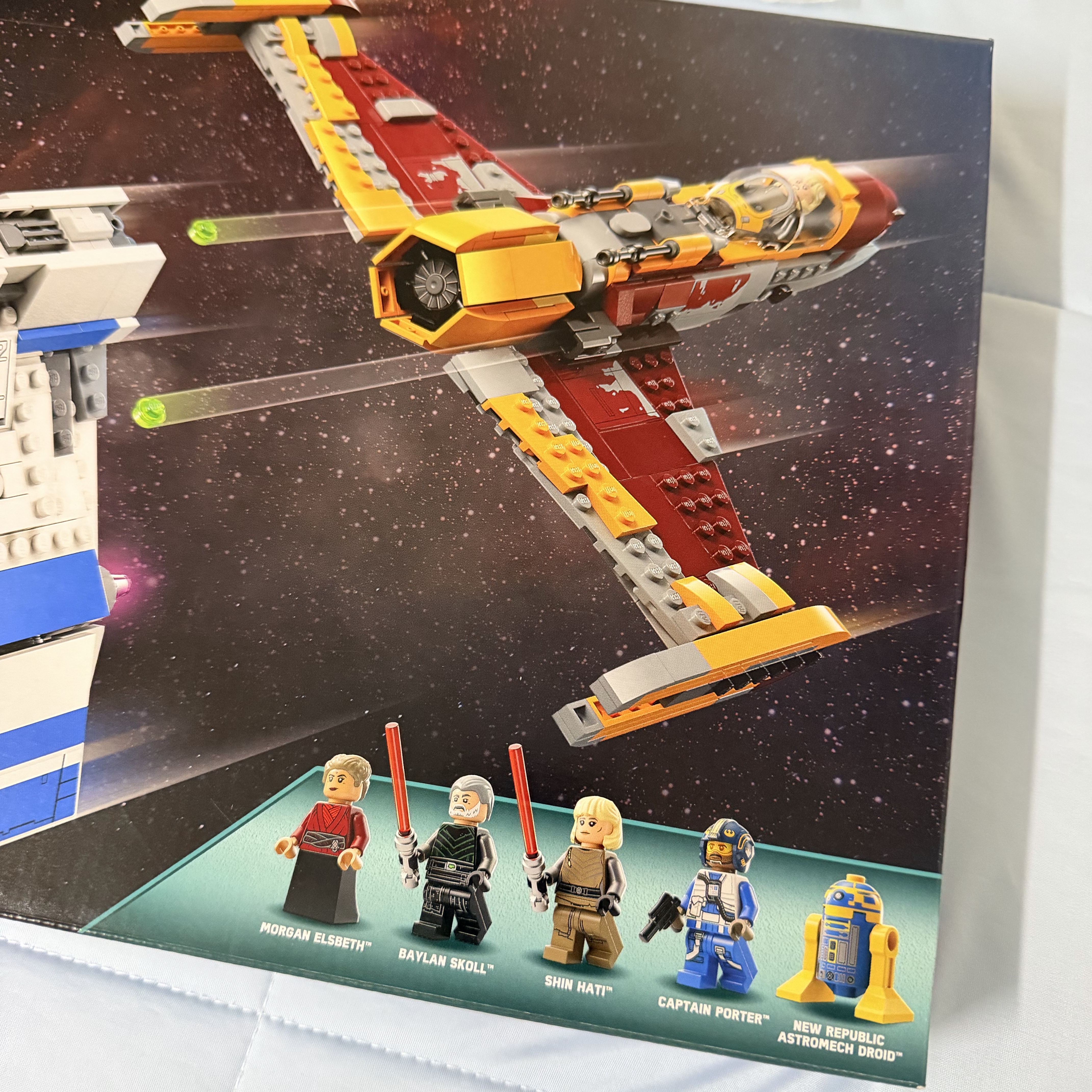 Lego Star Wars New Republic E-wing vs Shin Hati's Starfighter 착용 스타일 - 2